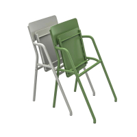 Flip-up chair