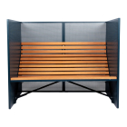Patio Bench High Back